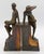 Circa 1920s-30s American Pair of Pompeian Bronze Seated Nude Figure Bookends For Sale - Image 12 of 14