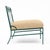 Green Pair of Lounge Chairs, Garden Furniture, Vintage French, Green For Sale - Image 8 of 9