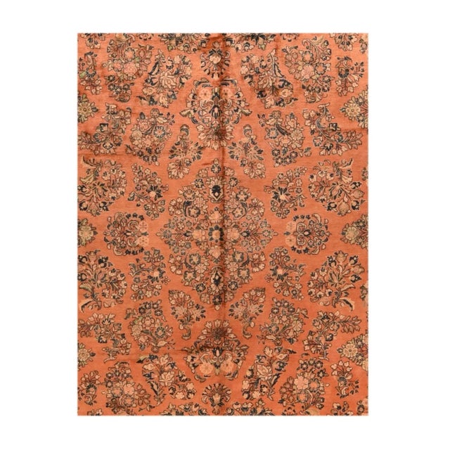 Traditional Antique Sarouk Rug 8'11'' x 17'8'' For Sale - Image 3 of 3