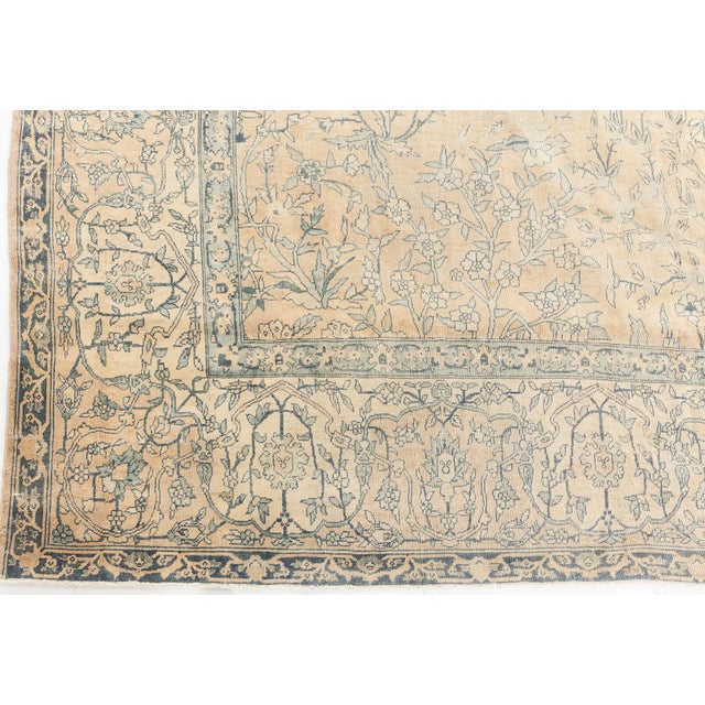 Authentic Early 20th Century Indian Handmade Rug For Sale - Image 9 of 13