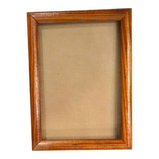 Vintage Solid Wood Picture Frame • 5x7 Photo Frame • Classic Wooden Frame for Artwork or Gallery Wall For Sale