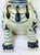 24" Nanking Blue White Porcelain Chinese Temple Guardian Lion Foo Dog Sheshi, Canonbury For Sale - Image 11 of 16