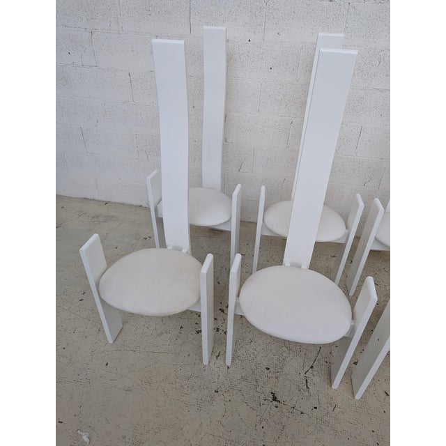 White Golem Chairs by Vico Magistretti for Poggi, 1960s, Set of 8 For Sale - Image 17 of 18