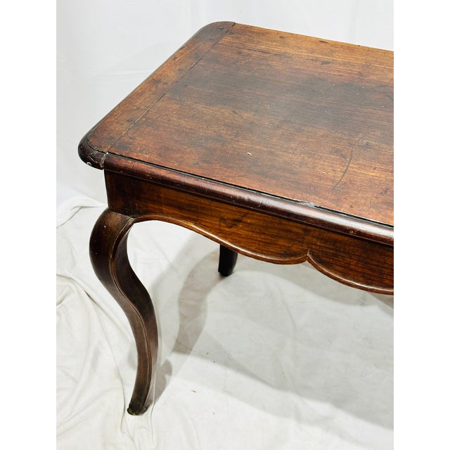 Antique C. 1800 French Cherry Provincial Work Table For Sale - Image 12 of 12