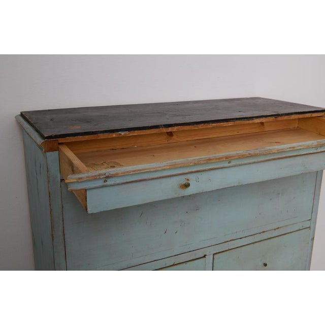 Antique Folk Art Secretary Desk For Sale - Image 9 of 14