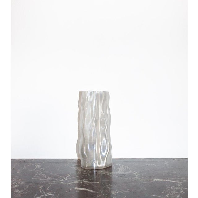 Plastic Tall Forest Green Magma Vase by Mana For Sale - Image 7 of 9