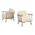 1950s Vintage Robsjohn-Gibbings for Widdicomb Lounge Chairs, Unmarked - a Pair For Sale