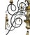 Wood French Country 9-Light Wrought Iron Chandelier With Carved Wood Accents For Sale - Image 7 of 13