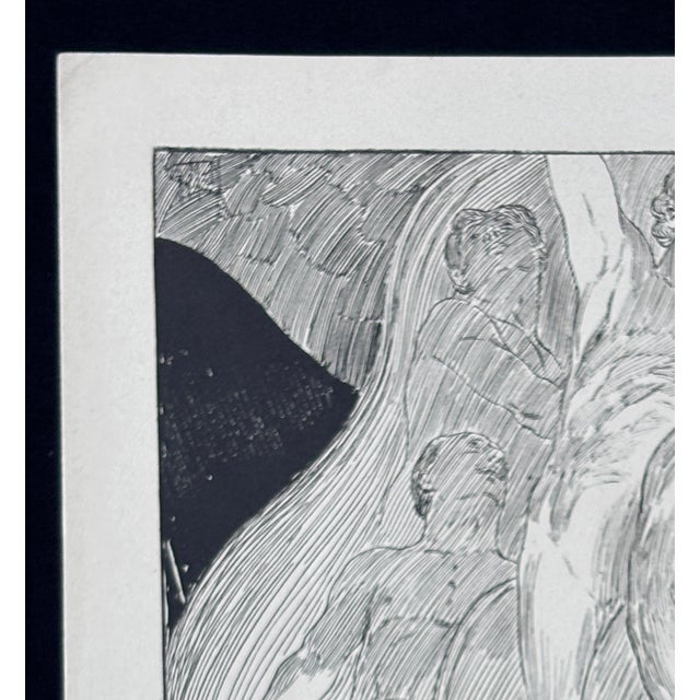 1930s Art Advertisement Man With Piano For Sale - Image 4 of 10