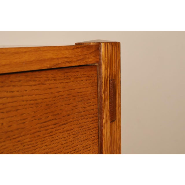 Stickley Mission Collection Oak High Chest Of Drawers For Sale - Image 10 of 18