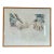1970s Larry Rivers Big B Signs Up Ben Franklin Bicentennial Lithograph in Wood Frame For Sale