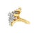 A late 20th-century cluster cocktail ring crafted in 14k gold, featuring approximately 2.5 carats of brilliant-cut...