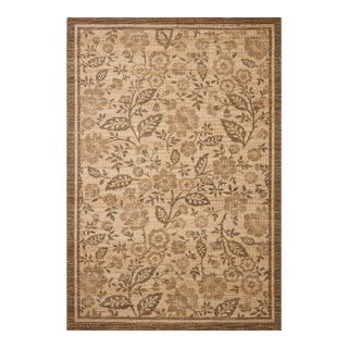 Chris Loves Julia x Loloi Rue Bark / Mocha 8'-6" x 11'-6" Area Rug For Sale