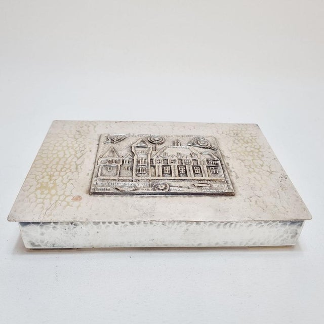 Metal Brutalist Hungarian Applied Art Cigar Box, 1960s For Sale - Image 7 of 11