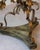 Metal Pair Of Italian Candelabra 20th Century Silver-leaf Wrought Iron Foliate Lamps For Sale - Image 7 of 15