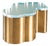 The New Kate Free Form Coffee Table in Gold With Acrylic Top For Sale
