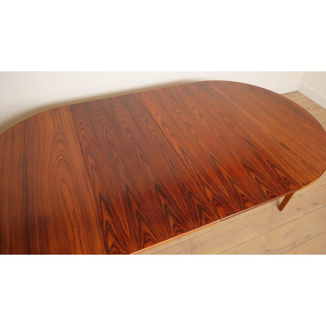 Vintage Extendable Rosewood Dining Table, 1960s For Sale - Image 10 of 14