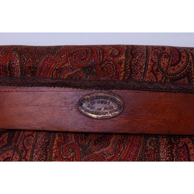 Victorian Style The Baveystock No 6787 Folding Chair by Royal Letters Patent For Sale - Image 11 of 16