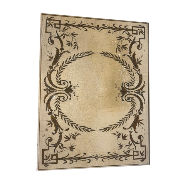 Mid 20th Century French Painted Decorated End table with Neoclassical Designs For Sale - Image 17 of 18