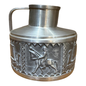 Danish Modern Norwegian Pewter Vase Manufactured by Norsk Tinn
