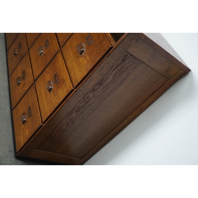 Large French Oak Apothecary Cabinet, 1930s For Sale - Image 15 of 18