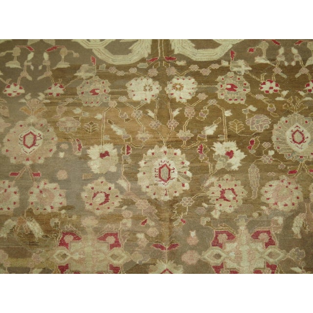 Early 21st Century Zabihi Collection Oversize Indian Antique Agra Carpet For Sale - Image 5 of 12