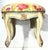 Vintage French Tapestry Footstool – Hand-Made Rooster & Floral Needlepoint. For Sale - Image 13 of 14