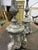 Vintage European Baroque Style Silvered Altar Candlestick Table Lamps - Pair For Sale - Image 6 of 6