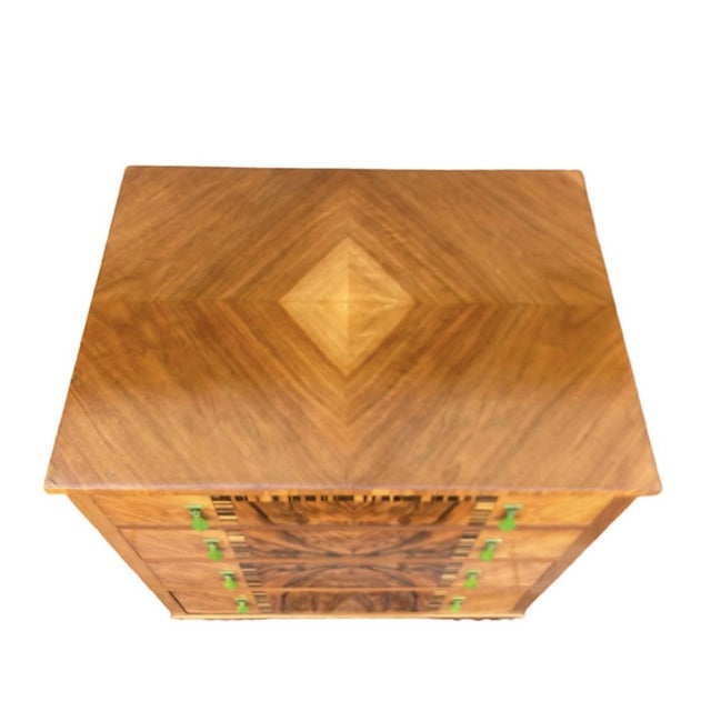 Art Deco Inlaid Chest of Drawers, 1930s For Sale - Image 3 of 9