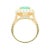 Grs Certified 2.66 Carat Minor Oil Colombian Emerald and Diamond Pave Ring For Sale - Image 4 of 9