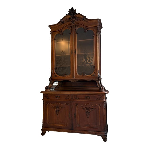 Baroque Altar Cabinet in Oak For Sale