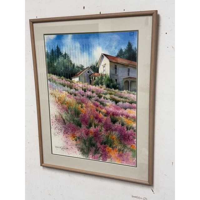 Design Plus Gallery presents Oregon House, a Watercolor by Melinda Cowdry (1953–2014) from 1990. This original watercolor...