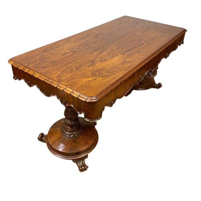 William IV Desk in Mahogany, 1840 For Sale - Image 5 of 12