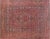 Antique Madonna Botanical Rug, 10.8 x 14.3 For Sale