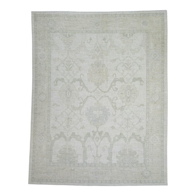 Turkish Oushak Rug 12'4" x 15'9" #20335 For Sale