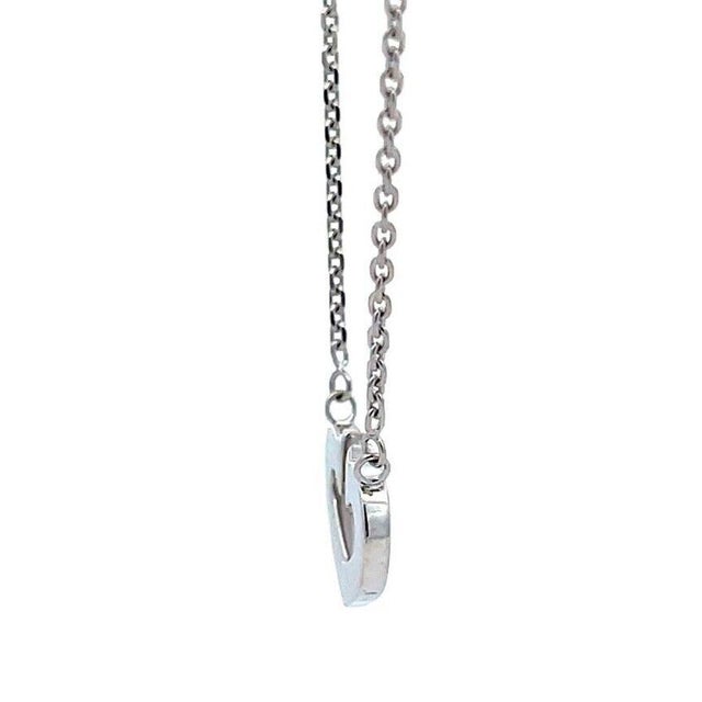 Cartier Cartier C Hearts 18k White Gold Pendant & Chain Necklace For Sale - Image 4 of 7