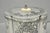 Antique Victorian Silver Plated Etched Footed Hinged Biscuit Barrel Jar on Stand For Sale In Philadelphia - Image 6 of 18