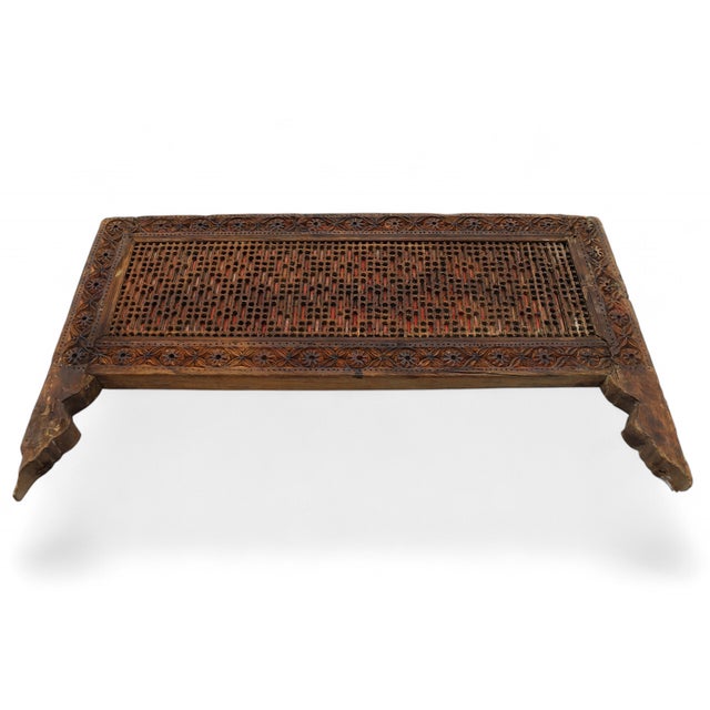 Antique Hand-Carved Wooden Mashrabiya, 1890s For Sale - Image 4 of 18