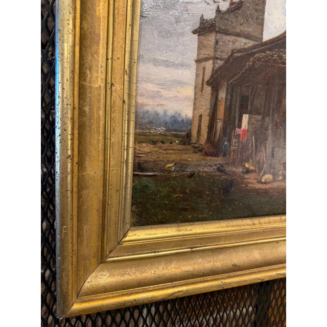 Vintage French Painting For Sale - Image 4 of 7