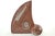 1980s Red Fossil Stone Wedge with Sphere For Sale - Image 5 of 6