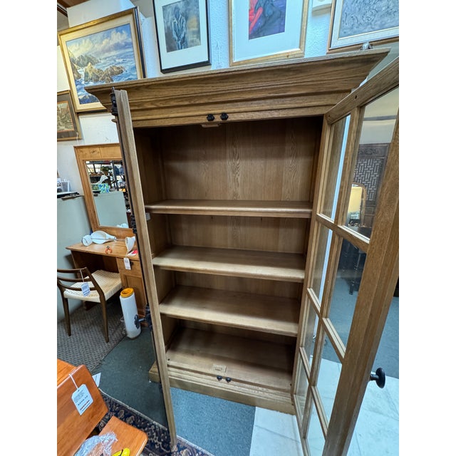Early 21st Century Restoration Hardware French Casement Cabinet For Sale - Image 5 of 12