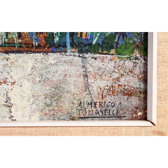 1980s Almerico Tomaselli, Landscape, 1980s, Oil Painting, Framed For Sale - Image 5 of 8