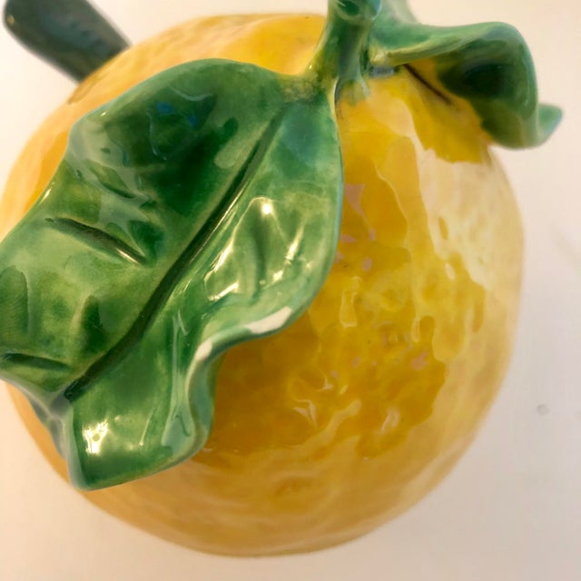 Vintage Italian Pottery Lemon Covered Dish Chairish