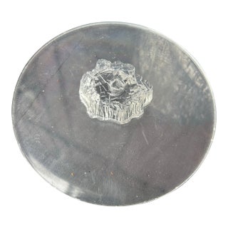 1970s Mid-Century Modern Textured "Iceberg" Lucite Ice Bucket – Attributed to Grainware For Sale