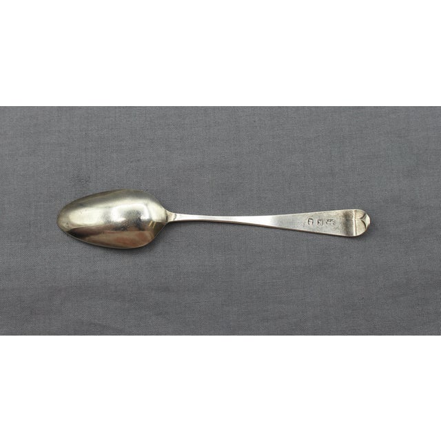 English 1805 English Set of 4 Sterling Silver Teaspoons by Alice & George Burrows II For Sale - Image 3 of 5