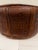 Vintage Peruvian Hand-Tooled Leather Ottoman For Sale - Image 13 of 17