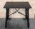 19th Spanish Side Table with Cared Turned Legs and Iron Stretcher For Sale - Image 18 of 18