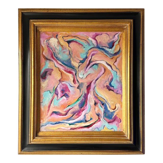 Walter E Cohen Jr (1912-2004) Abstract Expressionism Framed Original For Sale