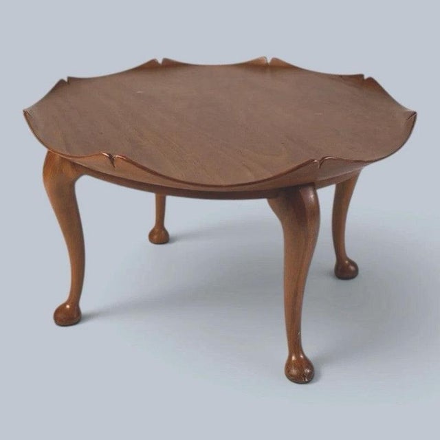 Teak Lotus Coffee Table, 1970s For Sale - Image 9 of 9