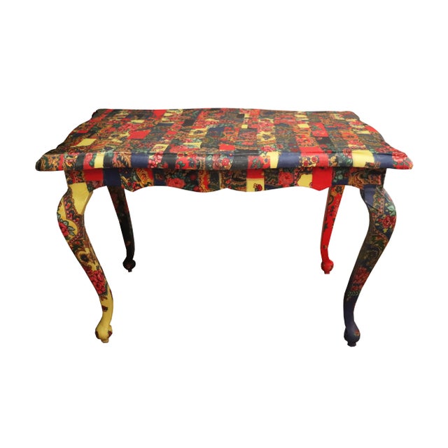 Brown Folklore Restyled Coffee Table by Habitat Improver For Sale - Image 8 of 8